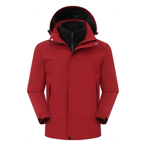 Chaqueta softshell al por mayor de 280 g/m² de poliéster elástico con logotipo personalizado para marcas de running estadounidenses, MOQ bajo - Product Image 1