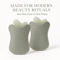 Étui de rangement personnalisé en cuir PU pour outils Gua Sha, organiseur de soins de la peau, pochette pour accessoires cosmétiques pour coiffeuse, spa et voyage