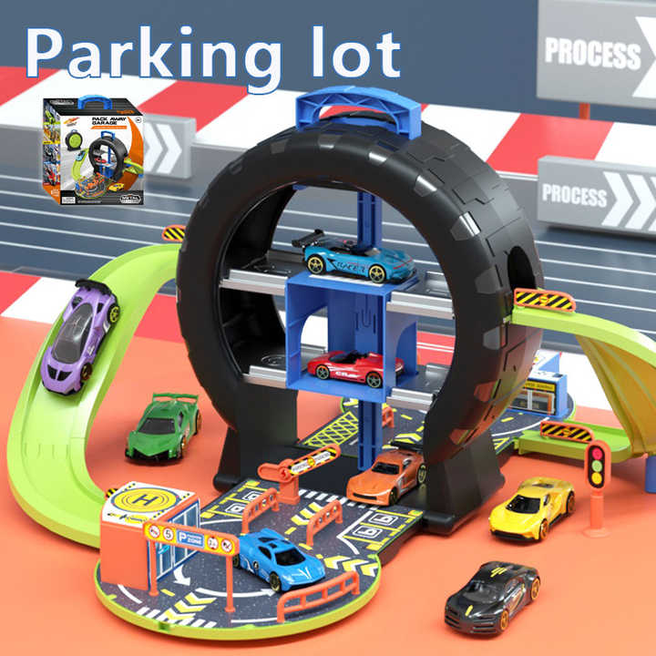 New Style Children's Car Park Series City Fire Engineering Types Car