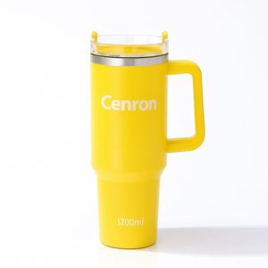 Stainless Steel Vacuum Tumbler 1200ml With Handle Travel <b>Mug</b> Double Wall Insulated Minimalist Design - Product Image 1