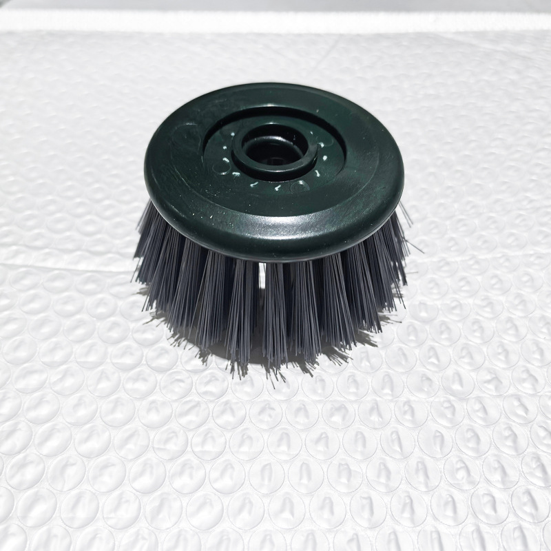 Brosse à vaisselle à long manche, tête simple - bleu marine - universelle