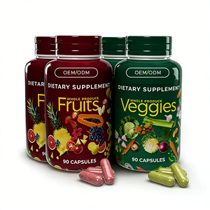 ओम/ओडम वास्तविक पोषण विज्ञान संपूर्ण फल सब्जी फाइबर कैप्सूल वयस्कों के लिए उच्च शक्ति पाचन समर्थन सूत्र 90 - Product Image 3