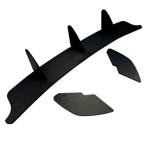 Volkswagen Golf Mk6 Gti Rear <b>Diffuser</b> And Air Blade Matte Black Abs Tail Lip Modification 2008-2013 - Product Image 5