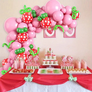 Kit de Guirnalda de Globos de Látex Rosa y Verde Estilo Boho para Decoración de Fiestas de Cumpleaños y Baby Shower para Niñas - Product Image 4