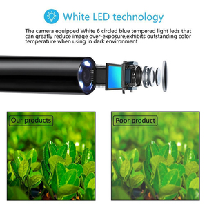 AN100 내시경 카메라 5.5MM 3in1 TYPE-C <span class=keywords><strong>USB</strong></span> 안드로이드 내시경 IP67 방수 내시경 카메라 딱딱한 케이블 조정 가능한 6Led - Product Image 5