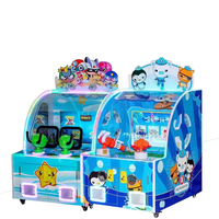 Machine de jeu d'arcade à pistolets à eau pour 2 joueurs, fonctionnant à pièces, pour enfants, jeu de tir à l'eau de sauvetage pour parc d'attractions