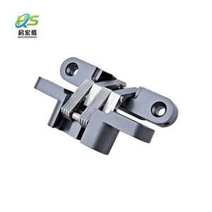 Modern Hotel Hinge 19x95mm Sos 180 Degree Zinc Adjustable Cross Concealed Door Bld-f4 180 Degree Opening Full Visibility and - Product Image 1