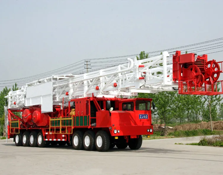 Supply 630HP ZJ20CZ 1580CZ Trailer Truck Mounted Oil Well Drilling Rig