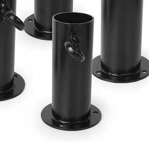 Kit <span class=keywords><strong>de</strong></span> Conectores para Estructura <span class=keywords><strong>de</strong></span> Carpa, Conectores <span class=keywords><strong>de</strong></span> Metal Negros para <span class=keywords><strong>Postes</strong></span> <span class=keywords><strong>de</strong></span> Pérgola - Product Image 4