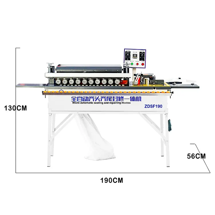 Preço barato Mdf Pvc Edge Bander Woodworking Machinery Máquina de borda automática portátil Curva e reta