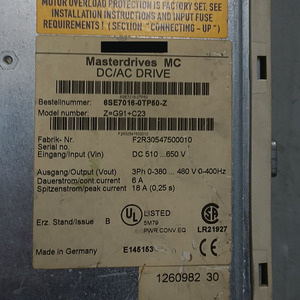6SE7016-0TP50-Z Z=G91+C23 6SE7 016-0TP50-Z MasterDrive MC DC/AC 6SE7016-0TP50-Z Z=G91+C23 6SE7016-0TP50-Z Z=G91+C23 6SE7 016-0TP - Product Image 4