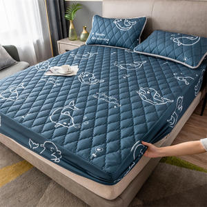 Waterdichte Bedhoes Uit Één Stuk Urinebestendig Ademend Matras Stofdicht Verdikte Katoenen Beschermhoes - Product Image 6