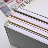Cuaderno de Tapa Dura con Tela, Cuaderno A5, Logotipo Personalizado, Bloc de Notas para Oficina y Negocios