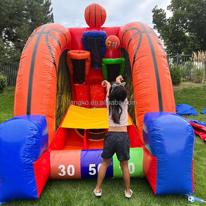 Jeu de lancer gonflable commercial à structure pneumatique pour fête foraine, avec panneaux Velcro interchangeables, jeu de lancer '<span class=keywords><strong>Angry</strong></span> Throwing' pour événements festifs - Product Image 6