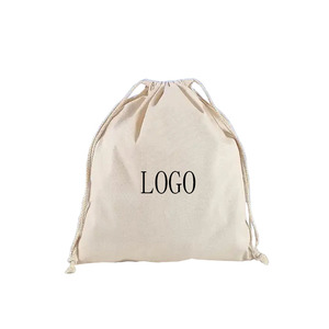 Sacs en toile de coton biologique 100% personnalisés, mini-sacs à cordon en coton recyclé GOTS, pochettes à cordon en mousseline - Product Image 3