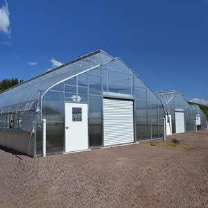 Serre agricole modulaire Skyplant à résistance au vent, de haute qualité, à simple travée, avec couverture en film PE - Product Image 1