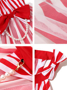 Ufbemo Puppy Verticaal Gestreepte Rok Zomer Hond Rokje Prinses Hond Trouwjurk Kat Rok <span class=keywords><strong>Shih</strong></span> <span class=keywords><strong>Tzu</strong></span> <span class=keywords><strong>Dog</strong></span> Clothe - Product Image 5