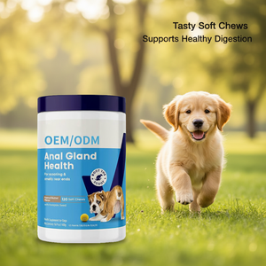 Golosinas Masticables Suaves para Glándulas Anales de Perro, Probióticos Naturales, Fibra de Calabaza, Alivian el Desplazamiento, Mejoran la Digestión, Suplementos para Mascotas - Product Image 6
