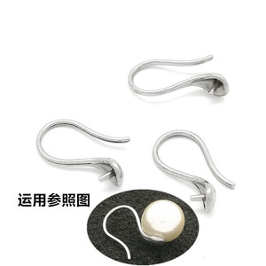 Crochets d'oreille souples creux en acier inoxydable en forme de goutte pour la fabrication de boucles d'oreilles, composants de bijoux DIY - Product Image 1