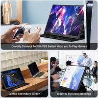 Moniteur portable IPS LED 10,5 pouces avec haut-parleur intégré, Type-C, format 15:10, écran LCD pour jeux sur ordinateur portable/ordinateur