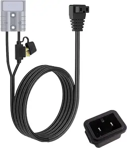 50A Ander-son steker ke kabel listrik kabel untuk 12 Volt 12 V kulkas freezer RV kulkas portabel kompresor pendingin listrik