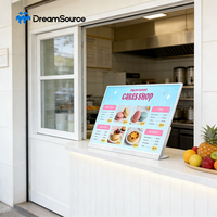 Pantalla LCD con Iluminación de Borde para Menús, Señalización Digital Comercial Android, Publicidad para Menús de Restaurantes