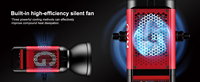 PRO SD300B GVM Lampe LED professionnelle officielle 300W pour Vlogging 51100 Lux 3.3 'App Control Système de refroidissement actif 2700K-6800K