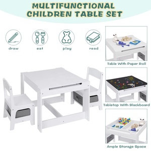 Kid Wood Table and Chair Set <strong>Children</strong> Table and Chair Set Kid Study <strong>Desk</strong> Kid Study Table - Product Image 5