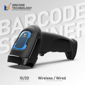 Xincode เครื่องสแกนบาร์โค้ดแบบใช้มือถือเครื่องสแกนบาร์โค้ดแบบ2D 1D แบบไร้สายเครื่องอ่านบาร์โค้ดซีมอสแบบใช้สายเลเซอร์สำหรับสินค้าคงคลัง - Product Image 1