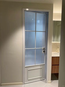 AOSTTER Portes coulissantes <span class=keywords><strong>en</strong></span> verre modernes pour intérieur, salle de bain, <span class=keywords><strong>entrée</strong></span>, style grange, françaises, autres portes intérieures, portes de douche à battants - Product Image 1