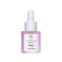 Huile pour cuticules de marque privée, huile réparatrice pour cuticules pour les ongles avec vitamine E, saveur de fruits, fraise, nutrition, réparation des doigts
