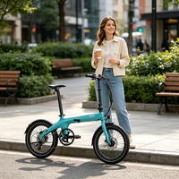 Vélo électrique pliable fiable en fibre de carbone, autonomie 31-60 km, avec système de propulsion électrique