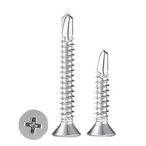 Tornillo Autoperforante de Cabeza Plana con Ranura Cruzada M4.2 de Acero Inoxidable 410 de Fábrica Bibo Yaente, Medidas Métricas - Product Image 2