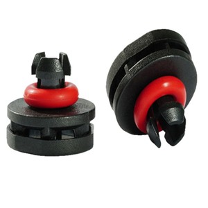 Válvula de ventilación con clip, tapón de plástico negro para gas, uso a temperatura normal - Product Image 1