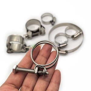 Clips de tuyau à double fil pour tuyau d'étang Vis serrée Koi Fish Fitting Filter Pump Water - Product Image 5