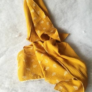 Couverture d'emmaillotage de luxe pour bébé <span class=keywords><strong>en</strong></span> coton tissé 100 %, toutes saisons, avec design double <span class=keywords><strong>gaze</strong></span> - Product Image 3