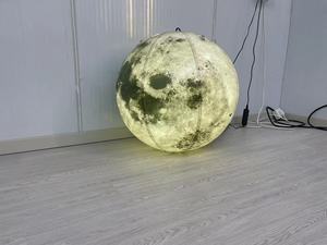 Globo de Aire Inflable Modelo Brown Beauty <span class=keywords><strong>Chen</strong></span>, Decoración Publicitaria Luminosa LED con Cambio de Color, Luna, Ocho Planetas, Júpiter, Saturno - Product Image 5
