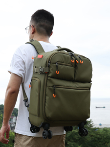 Bolsa <span class=keywords><strong>de</strong></span> carro portátil <span class=keywords><strong>de</strong></span> 18 pulgadas, tela Oxford Spinner, tela <span class=keywords><strong>de</strong></span> <span class=keywords><strong>equipaje</strong></span>, maleta <span class=keywords><strong>de</strong></span> <span class=keywords><strong>mano</strong></span> <span class=keywords><strong>de</strong></span> lujo, bolsa impermeable para cámara para fotografía - Product Image 3
