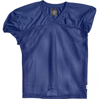 Vente en gros de maillots de football personnalisés pour adultes et jeunes maillots de football américain en maille vierge en polyester