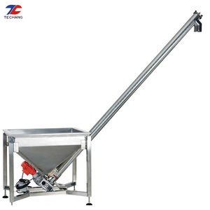 Alimentatore flessibile a coclea del trasportatore per polvere e granuli con tramoggia - Product Image 5