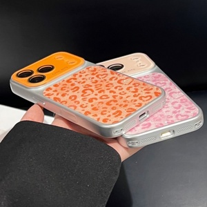 Coque de téléphone tendance pour femme, motif léopard scintillant, couleurs élégantes et girly, coque arrière pour iPhone 17 16 15 14 13 12 Pro Max, vente en gros - Product Image 2