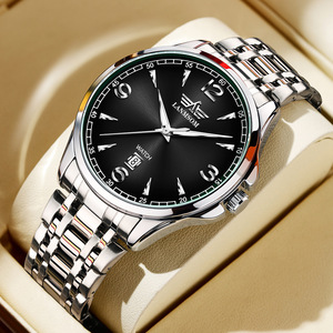 Montre pour homme avec calendrier sportif, résistante à l'eau, mouvement à quartz complet, double calendrier, montre tendance et à la mode. - Product Image 2