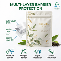 Pochette personnalisée en Mylar à trois soudures avec fermeture éclair anti-odeur pour l'emballage de friandises pour animaux de compagnie et la vente en gros