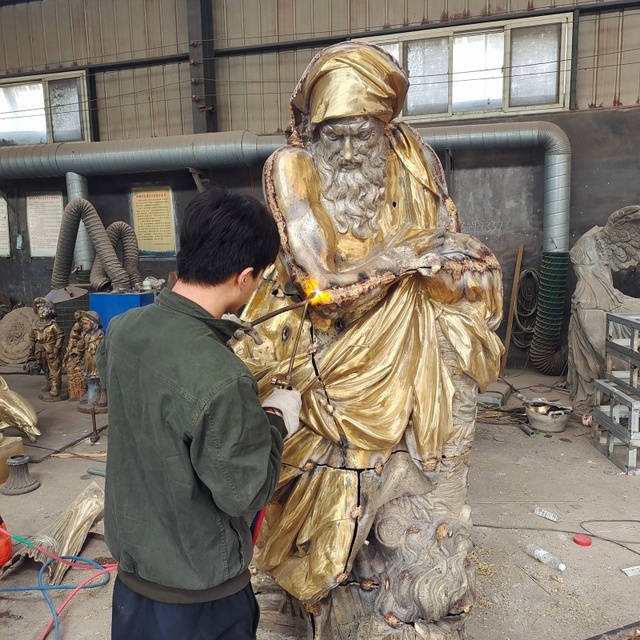 China Garden Custom Large Outdoor Modern Life Size Famous Animal Figure Human Bronze/Brass Casting Sculpture Antique Finish