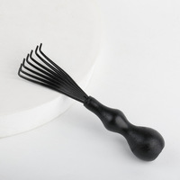 Brosse à cheveux démêlante à coussin d'air en poils de sanglier avec poignée en plastique, petit outil de nettoyage ciblé, vente en gros
