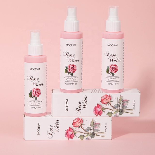 Private Label Organic Rose Water Facial Mist Moisturizing Facial Rose Water Spray for Face Skin Care Repairing