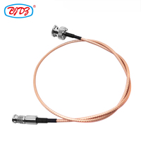 Conector macho BNC de suministro del fabricante a conector MiNi BNC para RG179 75ohm 3G/6G HD SDI Video CCTV Security ecurity Camera Cables