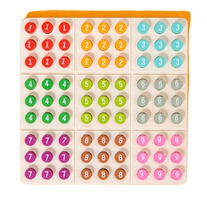 Jouets en bois éducation précoce enseignement Puzzle <span class=keywords><strong>Sudoku</strong></span> échiquier jouet autre jouet éducatif Montessori - Product Image 1