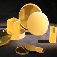 Lentille convexe multispectrale personnalisée en sulfure de zinc (ZnS) en verre infrarouge 20*10, double face avec revêtement antireflet (AR) et 94% de transmission, expédition incluse