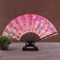 Éventail pliant en bambou de 28 cm, imprimé sur mesure, bord laqué, accessoire de danse portatif